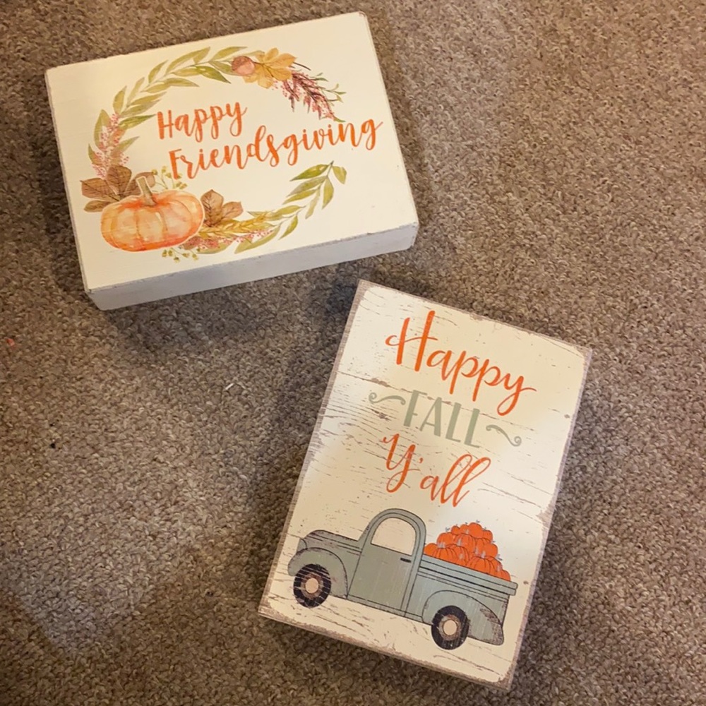 Quill to Paper by sixtrees wooden Fall Decor - standing signs